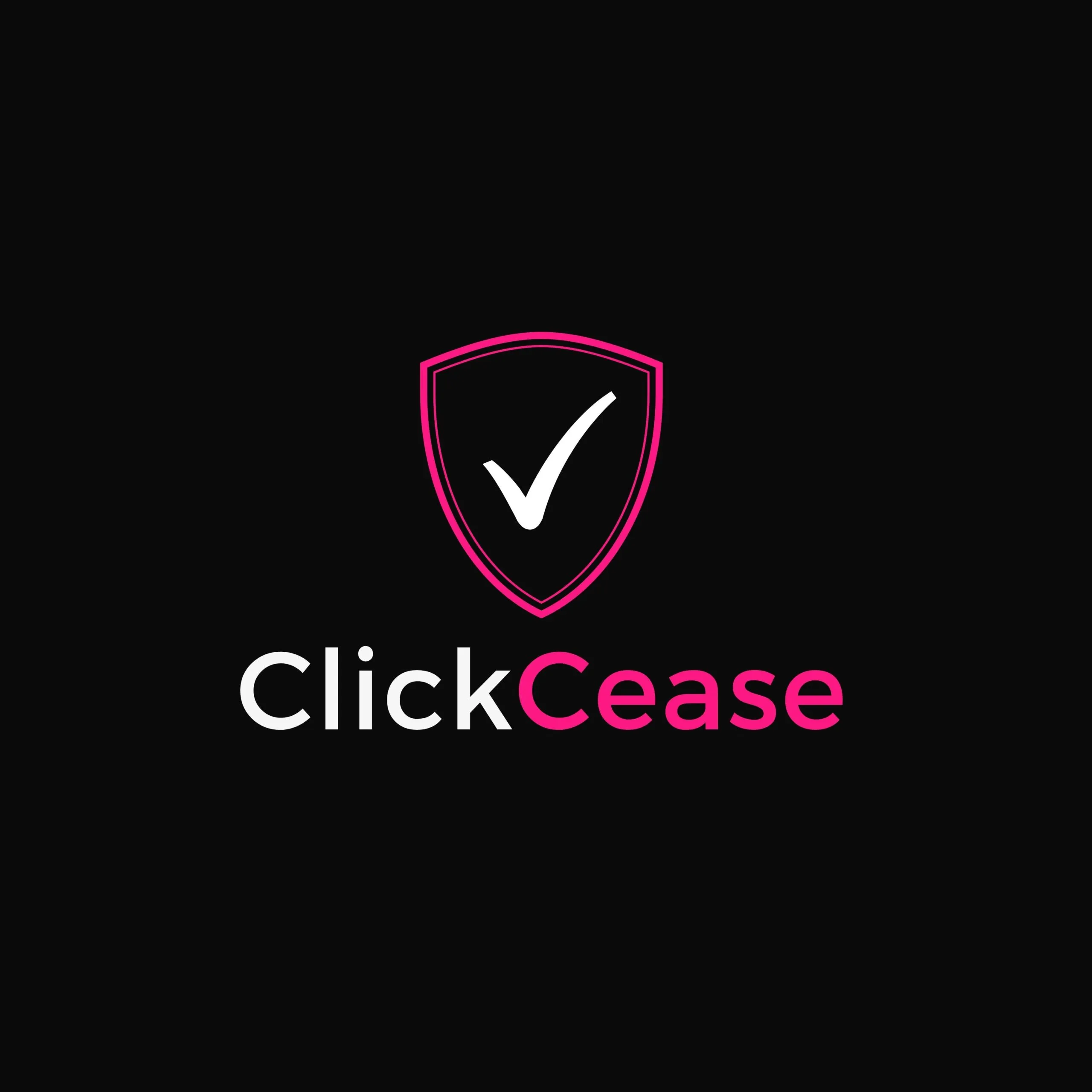 Logo ClickCease con scudo e segno di spunta